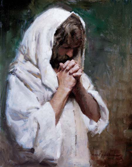 Jesus praying